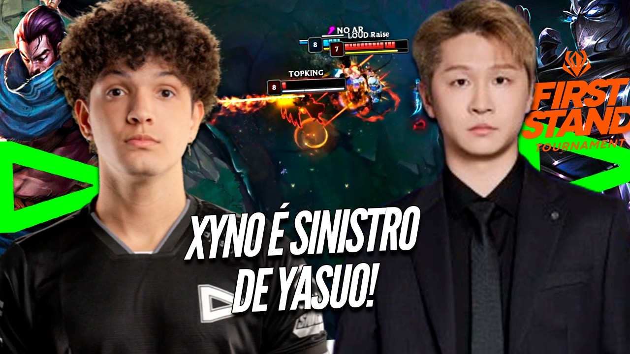 O MELHOR YASUO QUE VOCÊ VAI VER HOJE, LOUD XYNO duo LOUD RAISE, COACH TAMBEM JOGA!