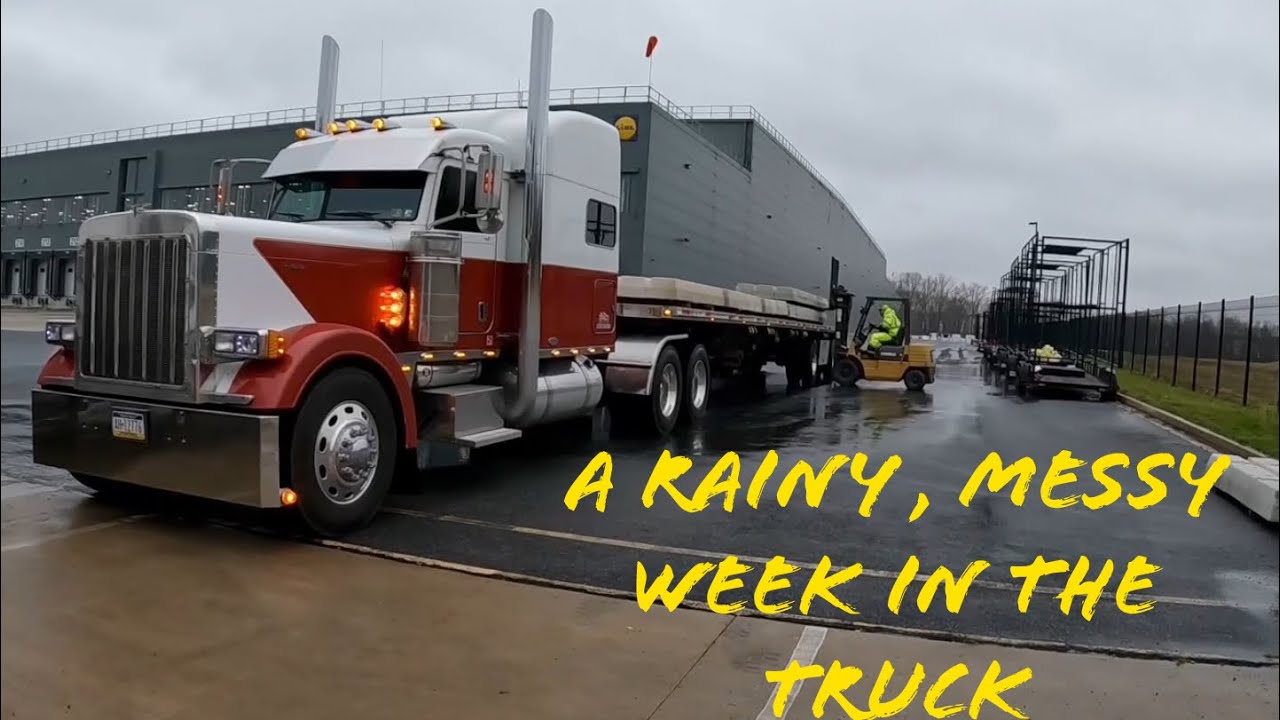 Trucking vlog    A day in the life of a local driver Loads to Maryland , back hauling Lumber🇺🇸