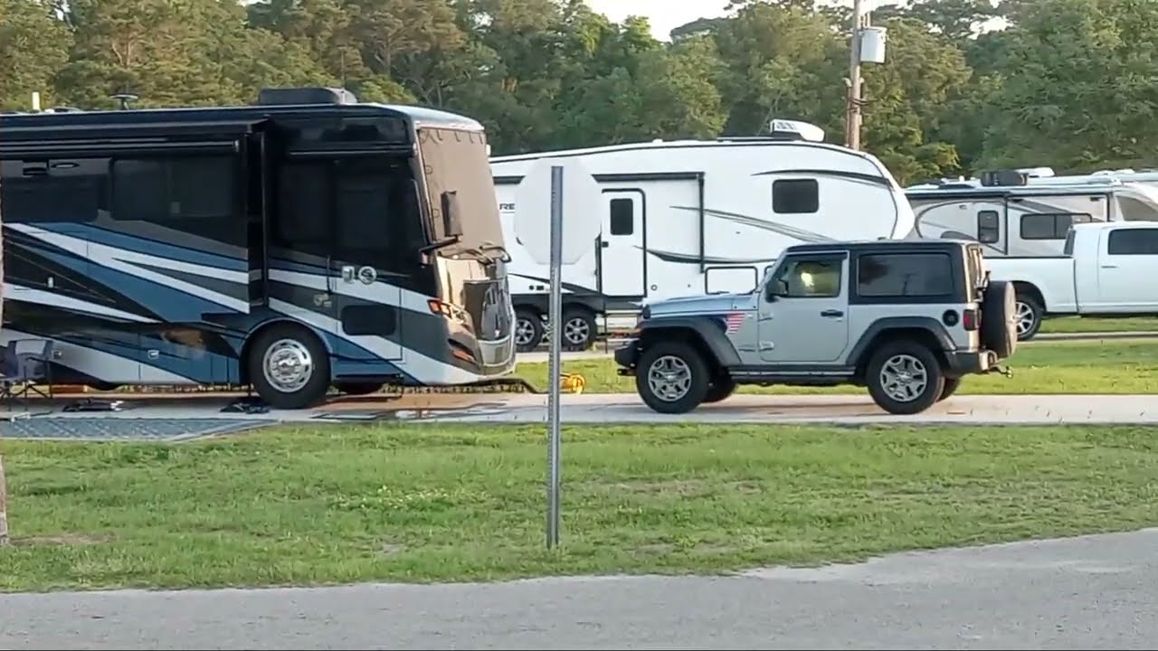 Blakeslee Air Force Recreation Area RV Campsite and Beach, Kure Beach, NC