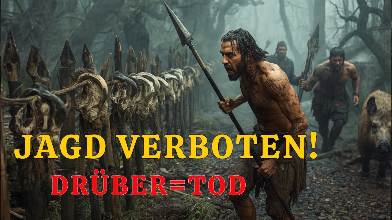 JAGD VERBOTEN! Eine Grenze überschreiten = Tod (Steinzeit)