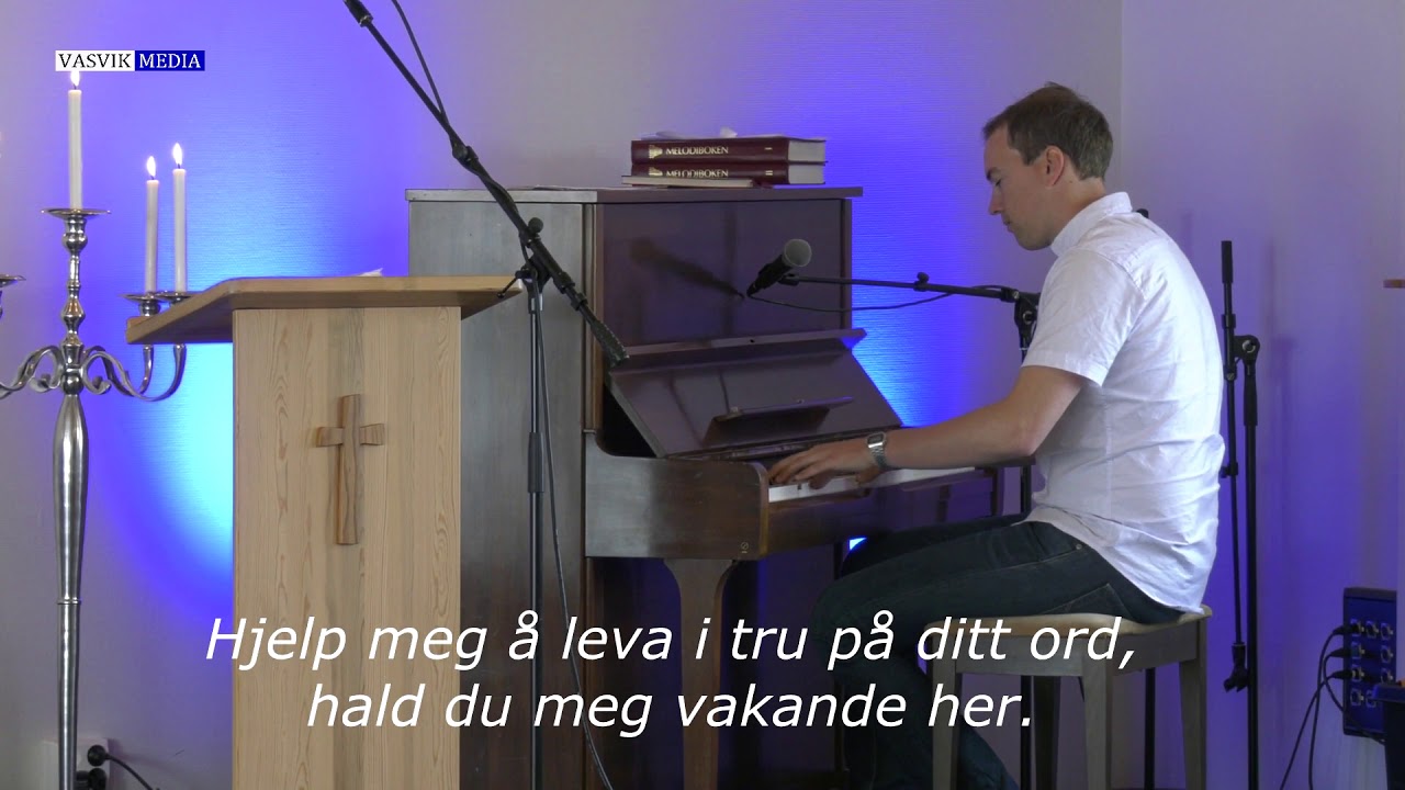 (3641) FELLESSANG: Tak meg min Jesus åleine med deg (TEKSTET)