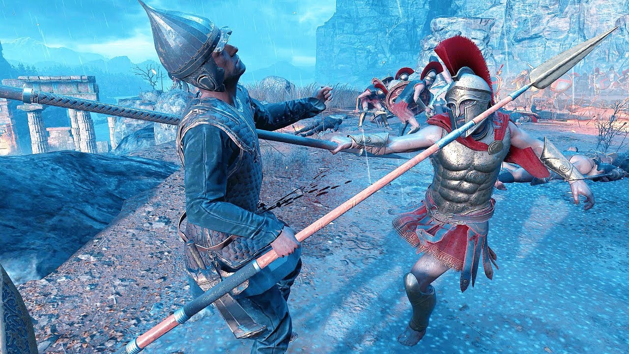 Assassin's Creed Odyssey Brutal Spartan Rampage with Leonidas Gameplay