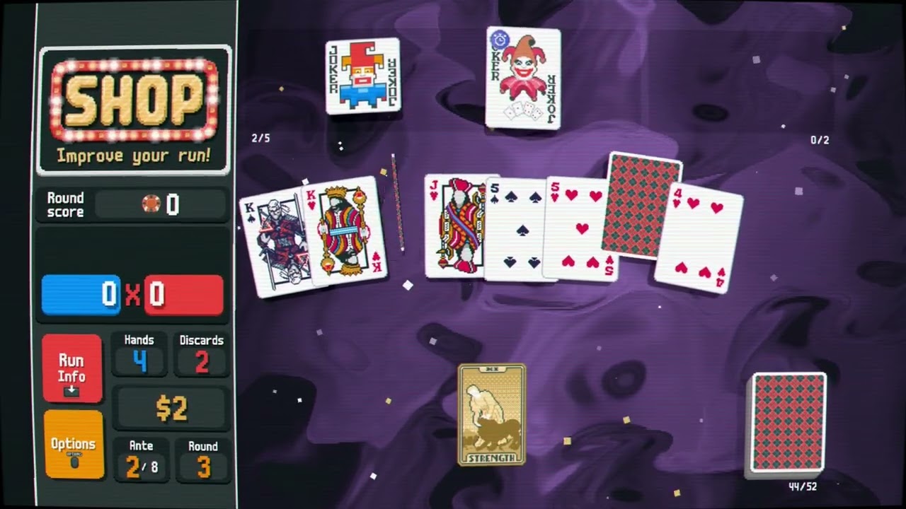 Balatro Checkered Deck Orange Stake 5