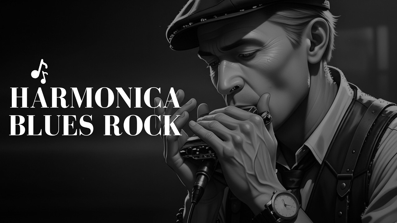 Relaxing Blues Rock Harmonica Calm Mood for Background Listening