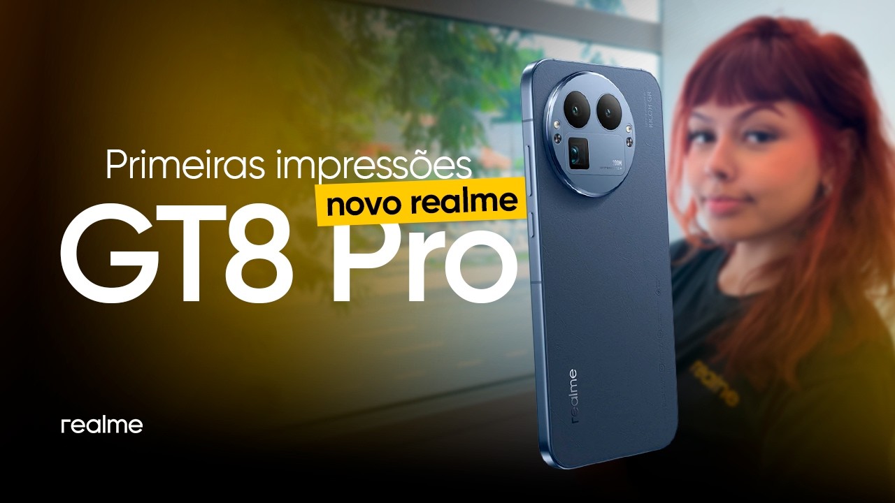 NOVO REALME GT8 PRO EM MÃOS - PRIMEIRAS IMPRESSÕES