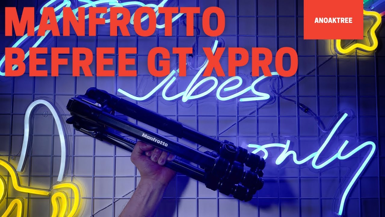 Manfrotto Befree GT XPRO Tripod. An Overhead Tripod for Photography & Videos
