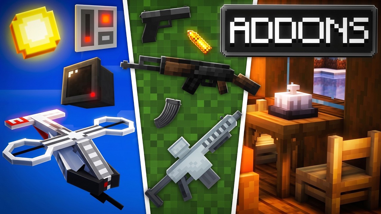 Los 15 MEJORES ADDONS para Minecraft Bedrock en 2025