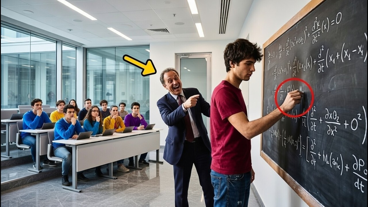 Profesor je ismijao studenta stipendista — ne znajući da je genij
