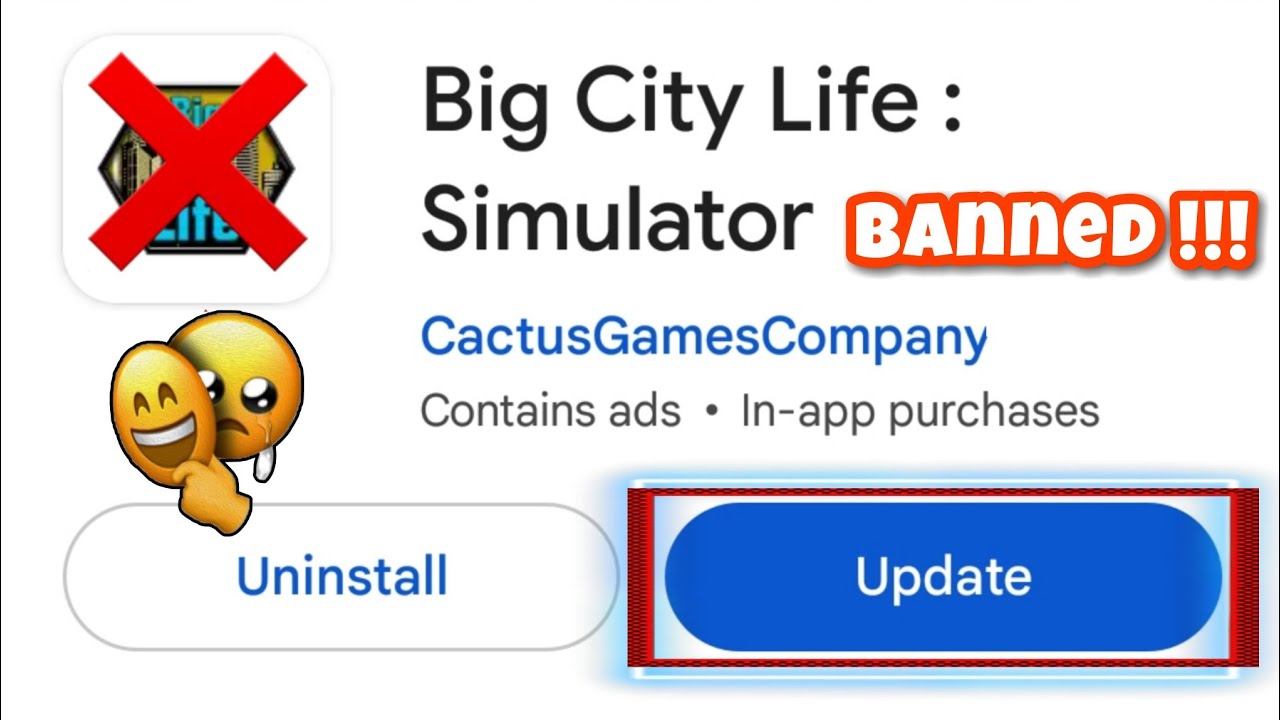 Big City Life Simulator Banned ?? WhY Big City Life Simulator Banned From Playstore ??