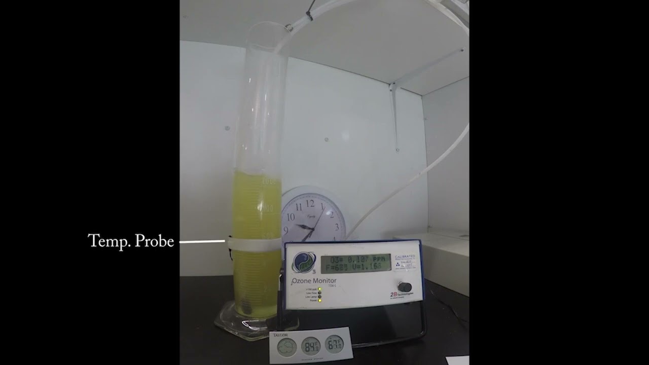 Ozonating Olive Oil - Complete Process