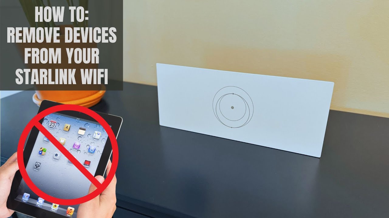 Учебное пособие: удаление устройств из сети Starlink WIFI