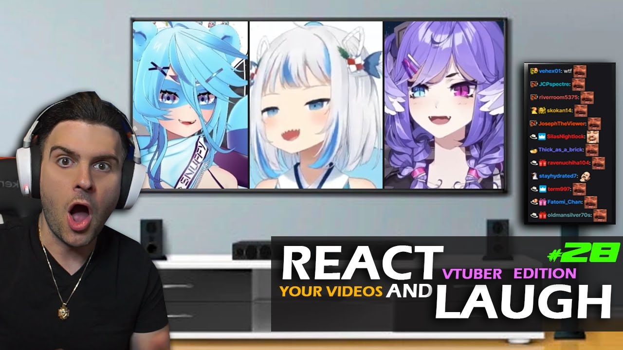 Reacting and Laughing to VTUBER clips YOU sent #28