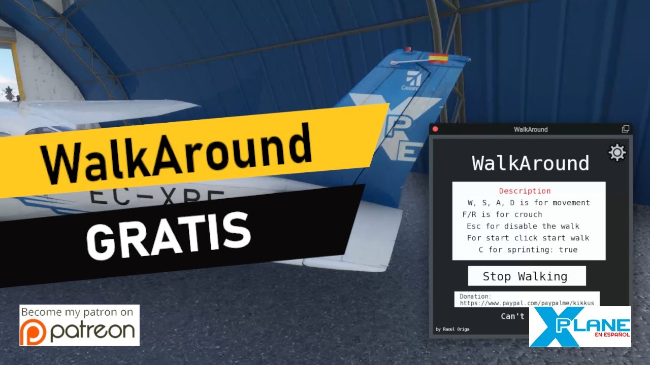 X-Plane 12 | WalkAround - GRATIS !!!