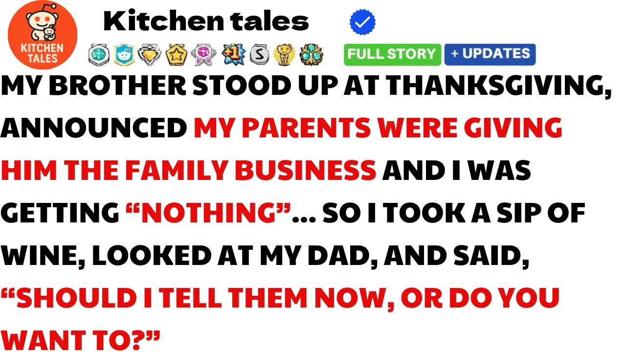 My Brother Stood Up at Thanksgiving, Announced He Was Becoming CEO of Our Family Company and Then I