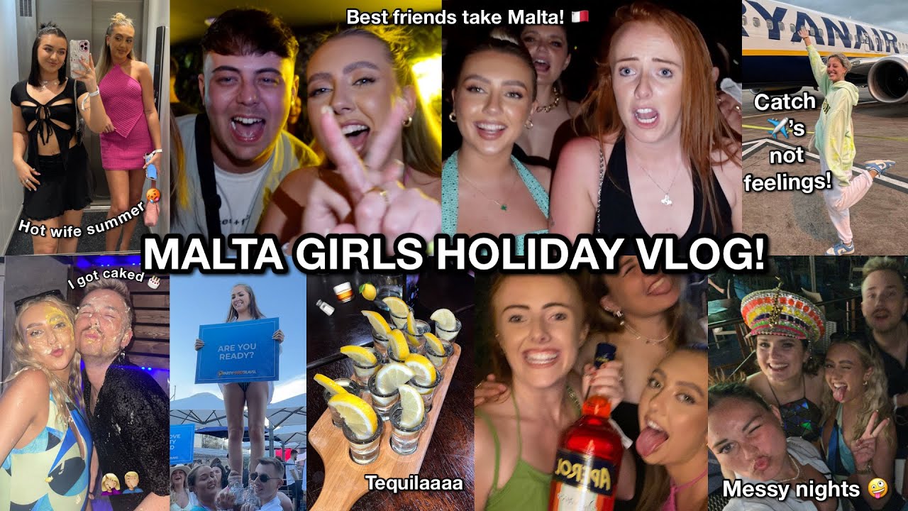 VLOG | GIRLS PARTY HOLIDAY TO MALTA! 2022