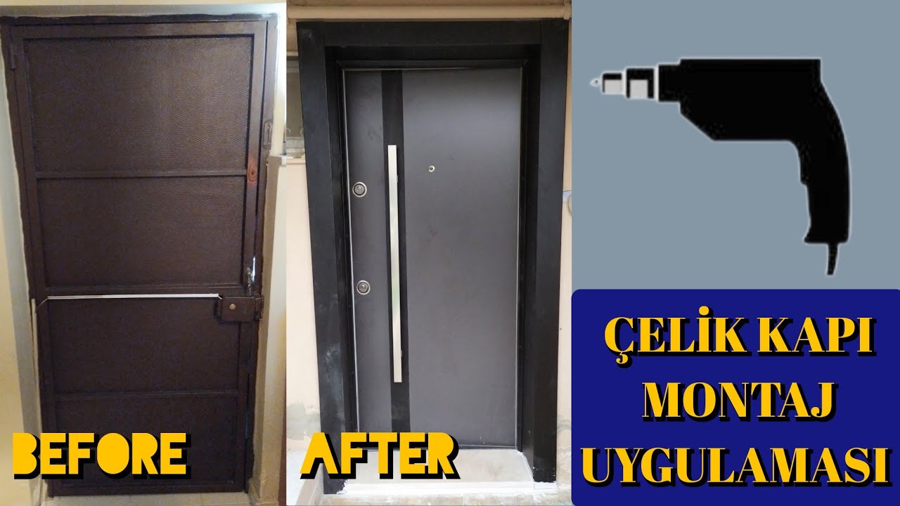 ÇELİK KAPI MONTAJ UYGULAMASI