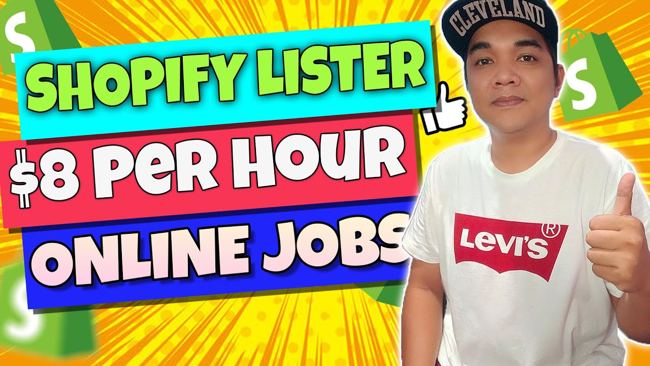 Shopify Product Listing Online Jobs Work From Home For Beginners