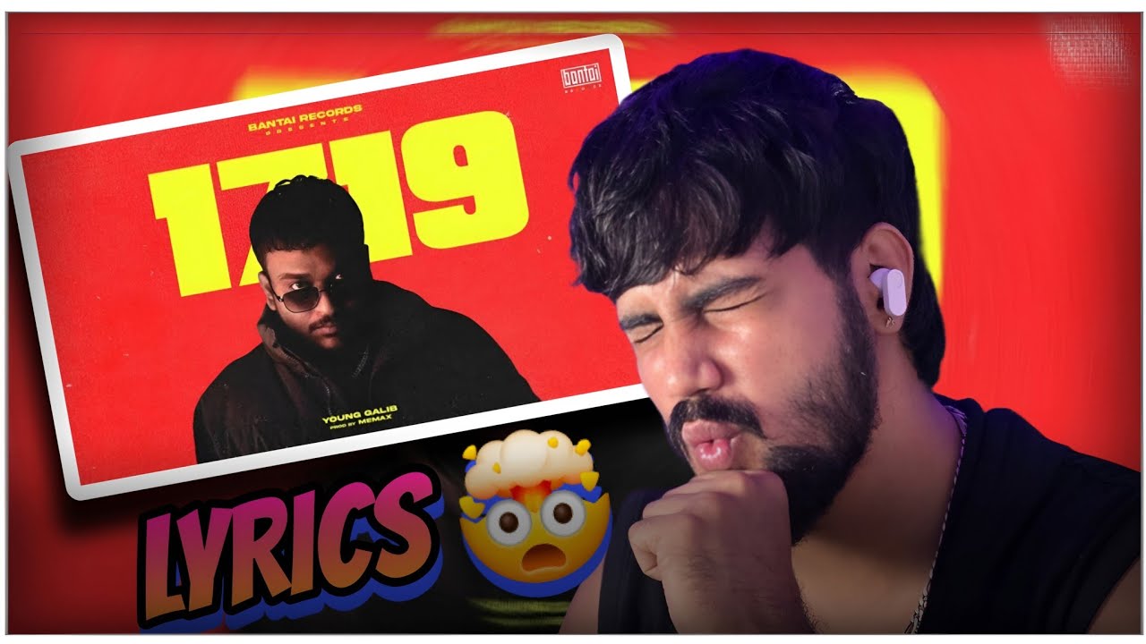 YOUNG GALIB - 1719 | Reaction Video | Aditya Sharma