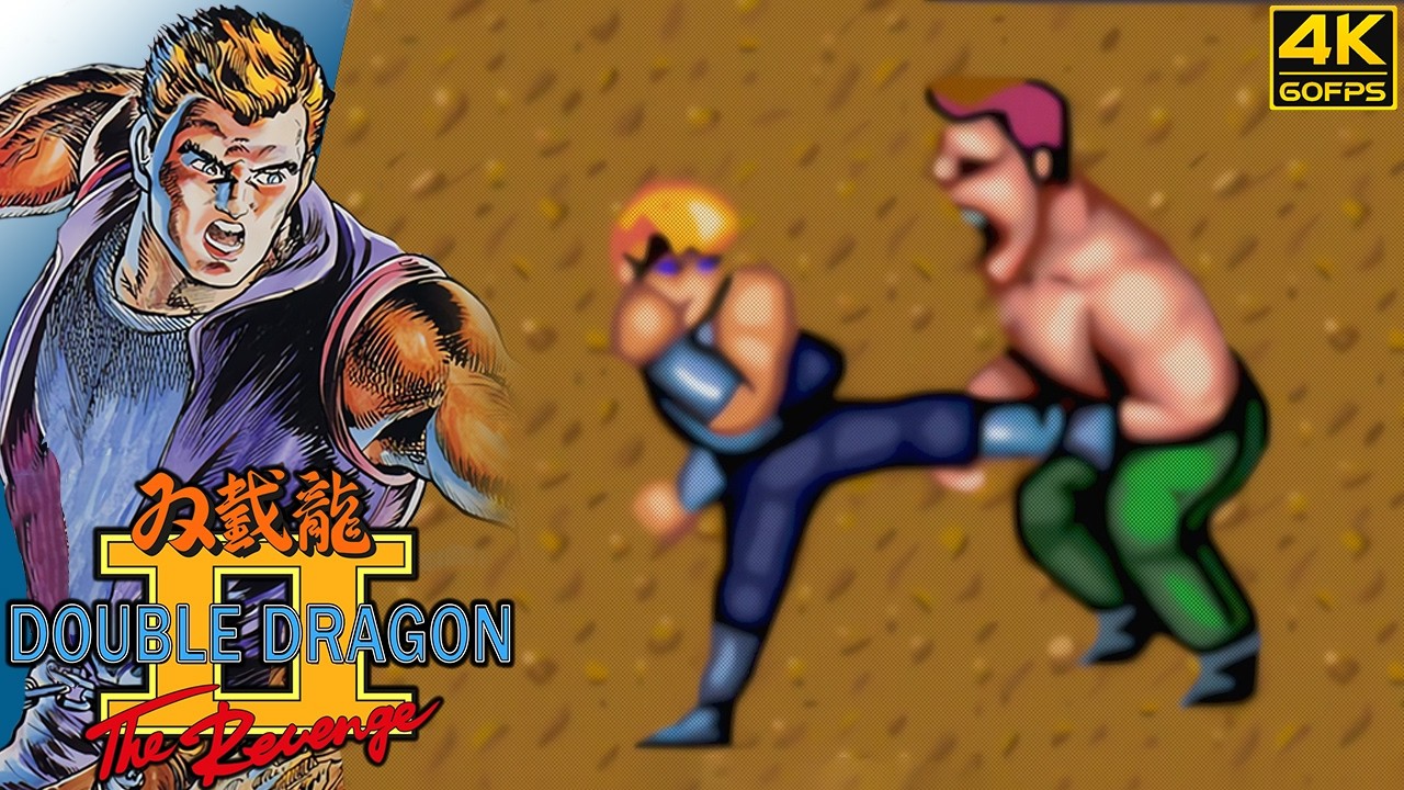 Double Dragon II: The Revenge (Arcade / 1988) 4K 60FPS