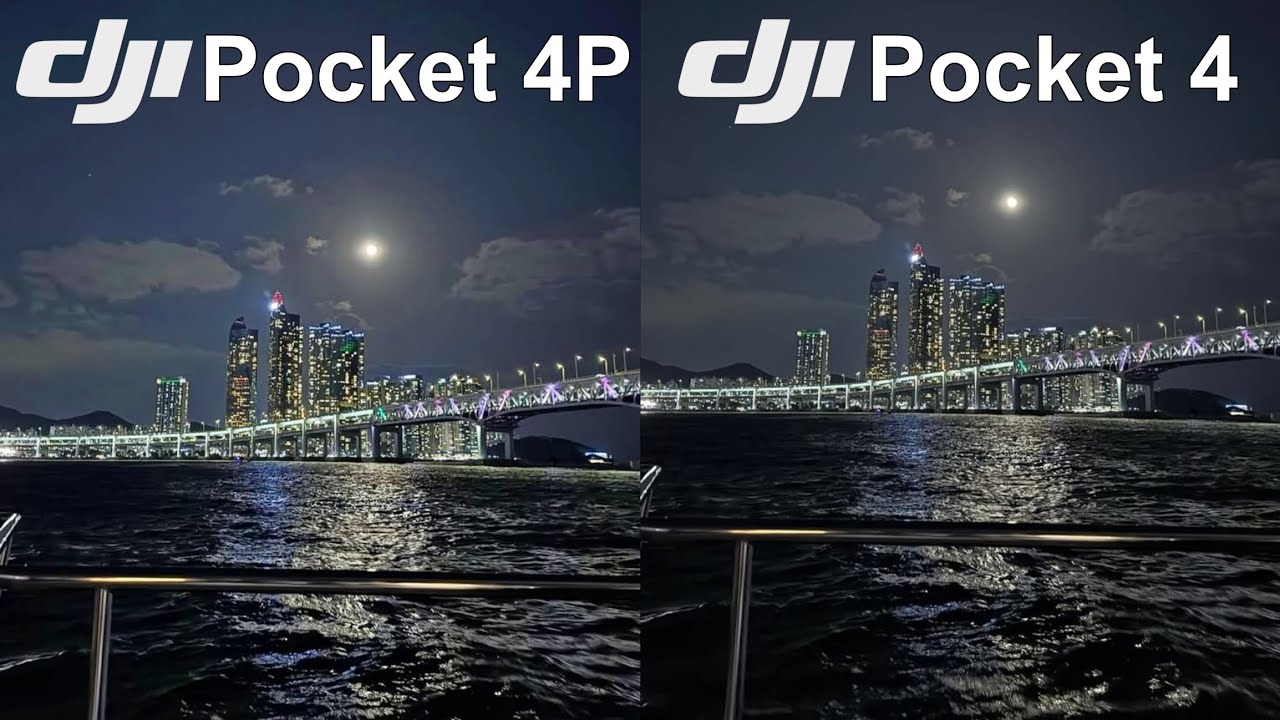 DJI Pocket 4P vs Dji Pocket 4 Camera Test Comparison 