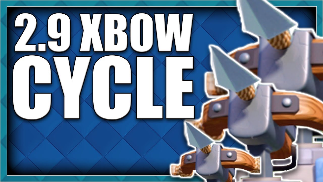 2.9 XBOW CYCLE DECK | I Got Married!? | Clash Royale