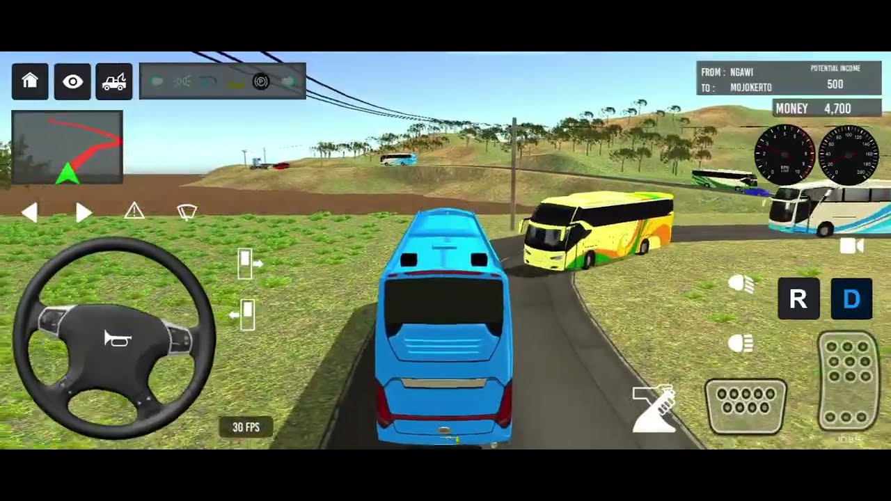 euro coach bus simulator 😱🚌 || new coach bus simulator part- 2 Android gameplay