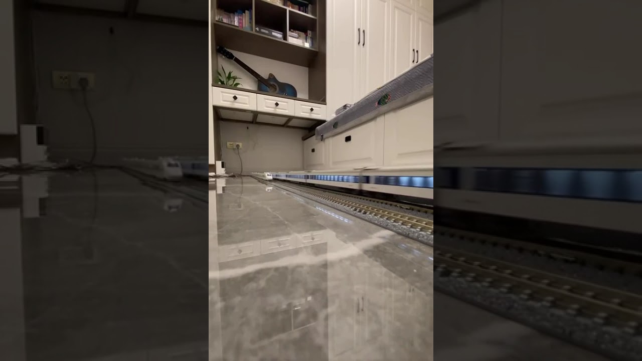 Watching the bullet train zoom by never gets old! 🚄✨#HighSpeedRail  #Railroad #ModelRailroad