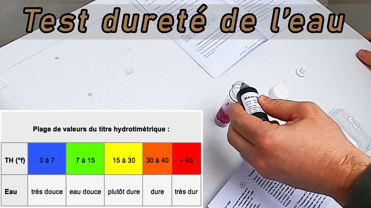 Tester la dureté de son eau : comment faire ?