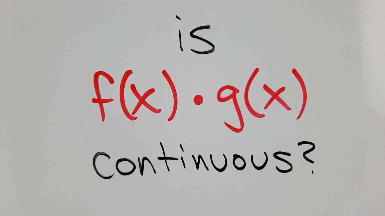 Proving that the multiplication of continuous functions is continuous
