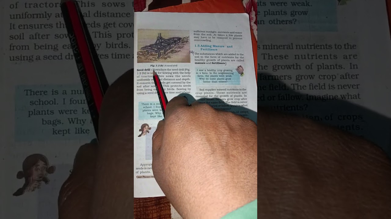 NCERT Science class 8th chapter 1st Crop Production and Management Topic 2nd
