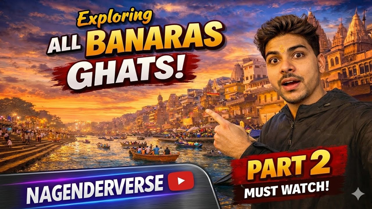 BANARAS VLOG 2026🔥EXPLORING GHATS OF BANARAS, LOCAL PEOPLE & FAMOUS BANARASI LASSI🥛