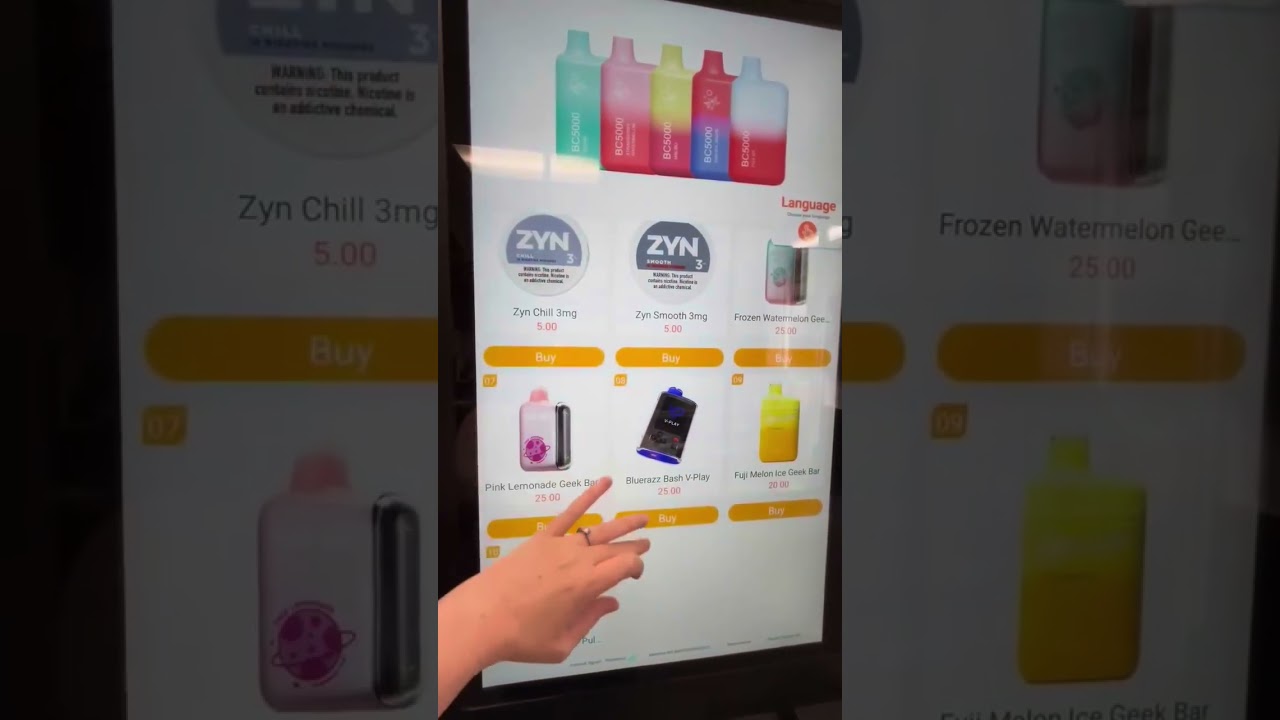 Vape vending machines for sale