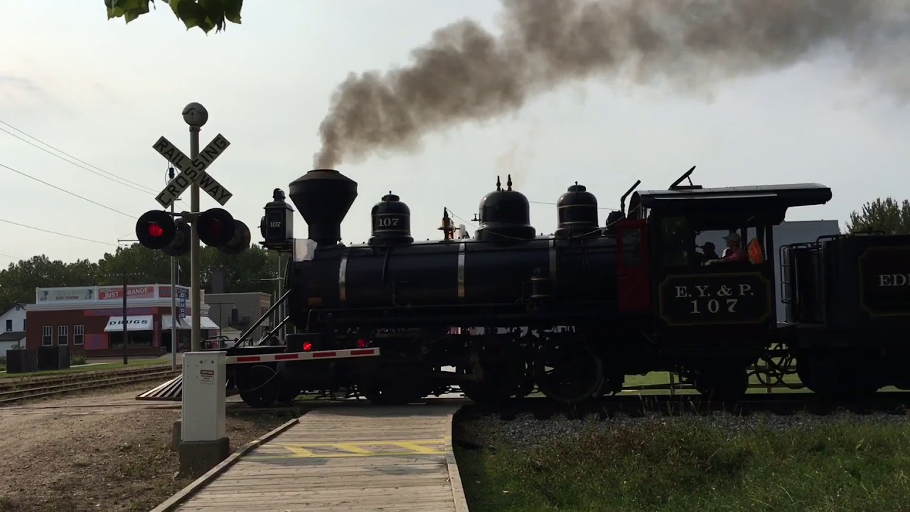 The Steam Locomotive at Fort Edmonton Park