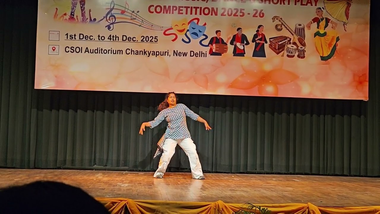 Interministry Western Dance Competition (Solo Category) by DIKSHA from MEA | 04.Dec.2025