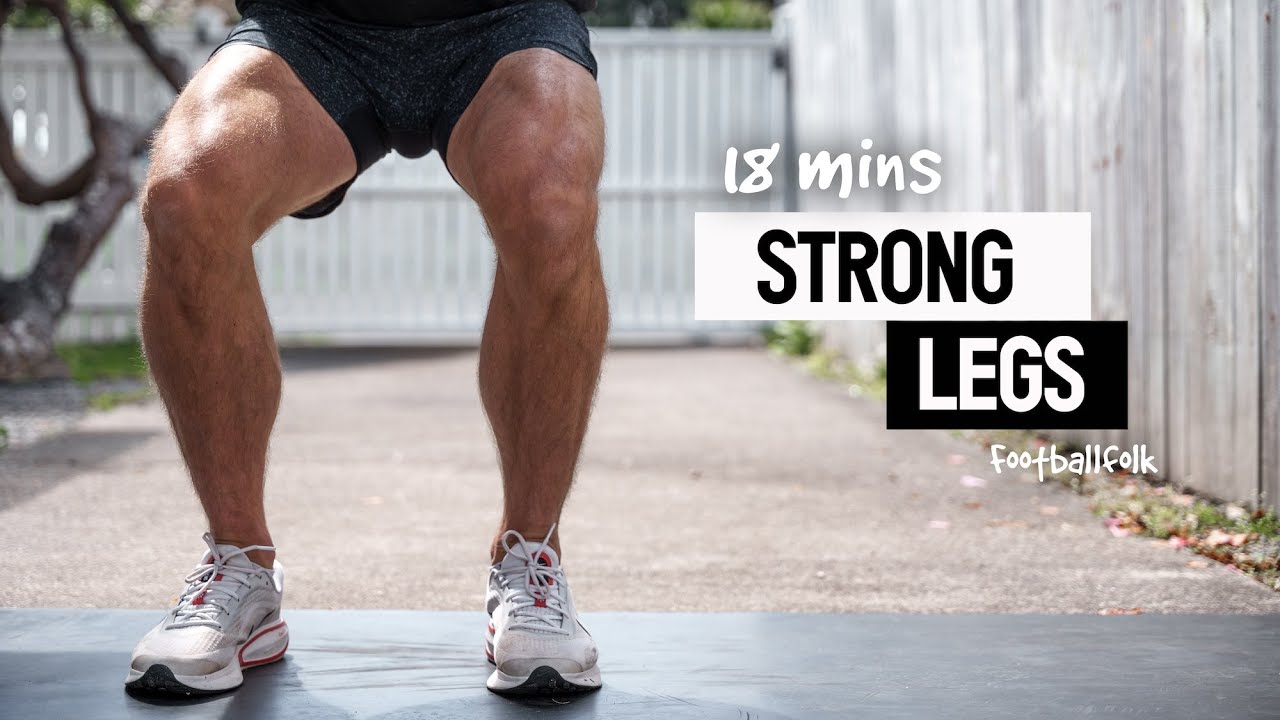 Building STRONG LEGS for FOOTBALL - 18 MIN WORKOUT