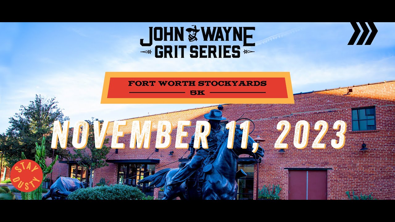 John Wayne Grit Series Fort Worth Stockyards, TX 5K - 2022 event day (long version)