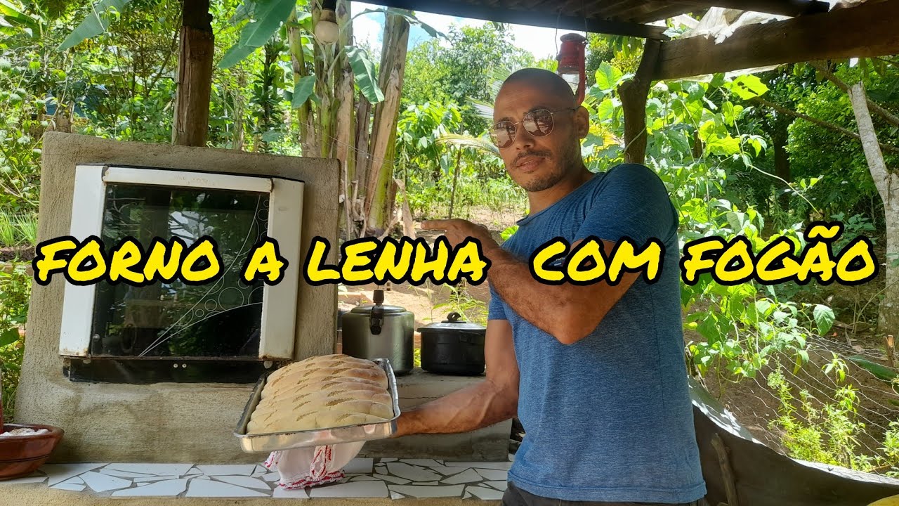 Como transformar um fogão a gás velho em um forno a lenha. Dica super fácil.