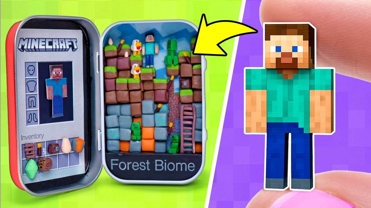 Budowa małego lasu biome w Minecraft z gliny ⚔️ Epicka przetrwanie!