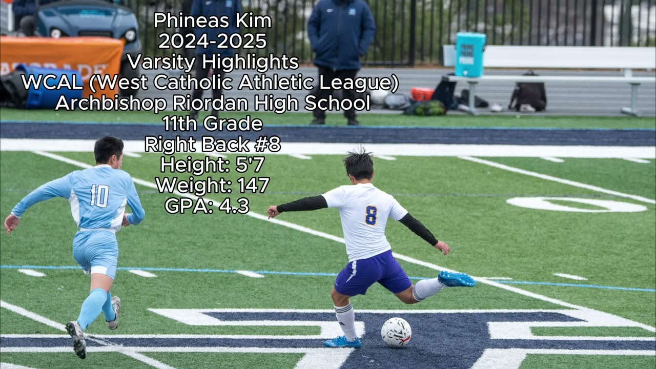 Phineas Kim 2024-2025 WCAL Varsity Soccer Highlights