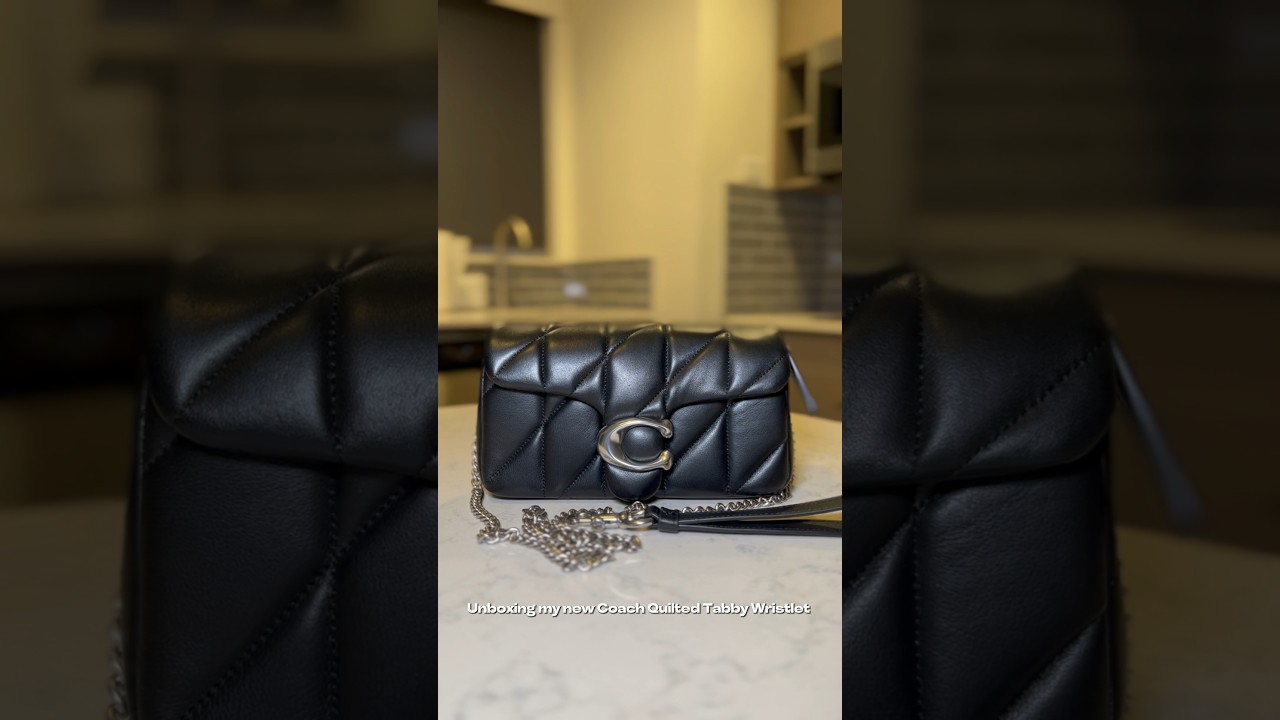 NEW COACH QUILTED TABBY UNBOXING 🤩 #unboxing #coach