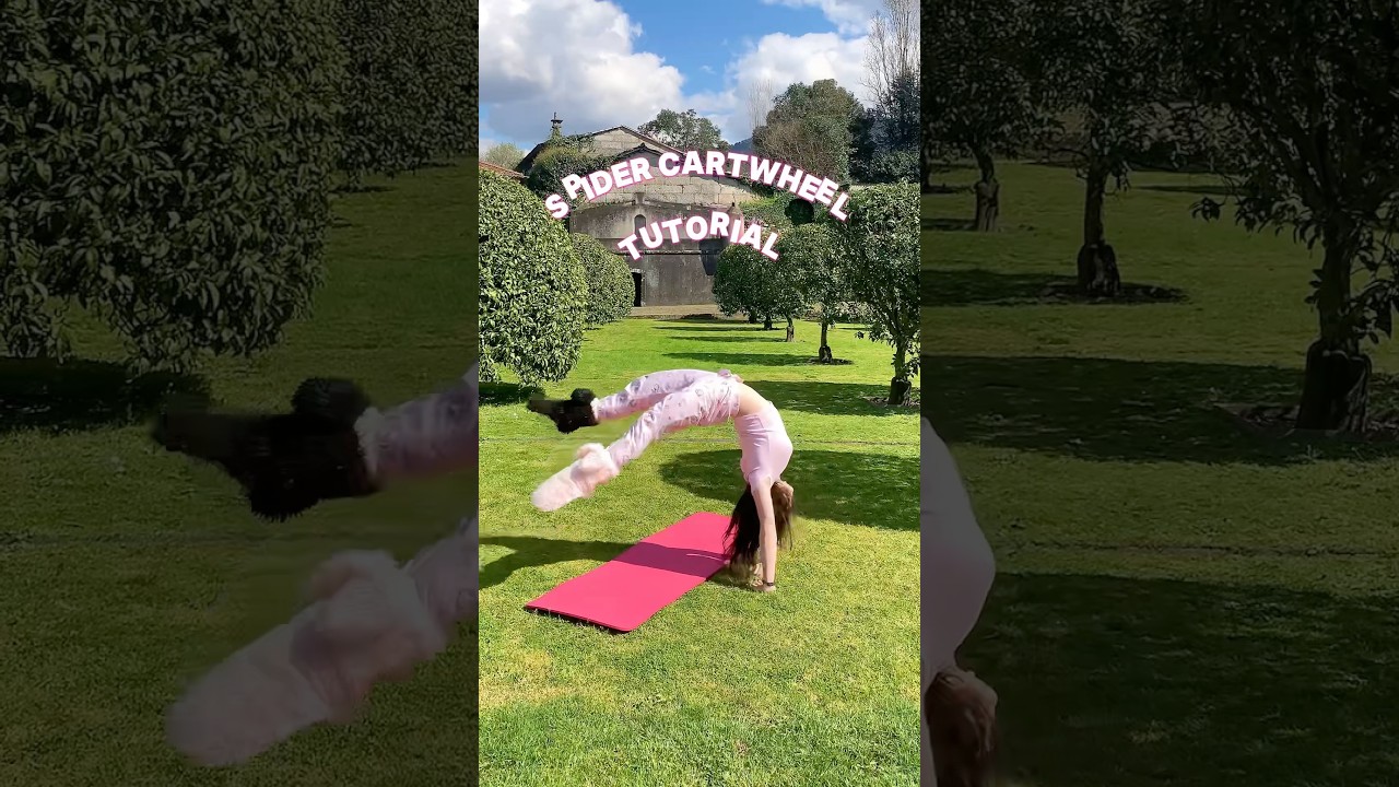 5-Step Spider Cartwheel Tutorial 🤸&zwj;♀️✨ #acrobatics #easy #tutorial