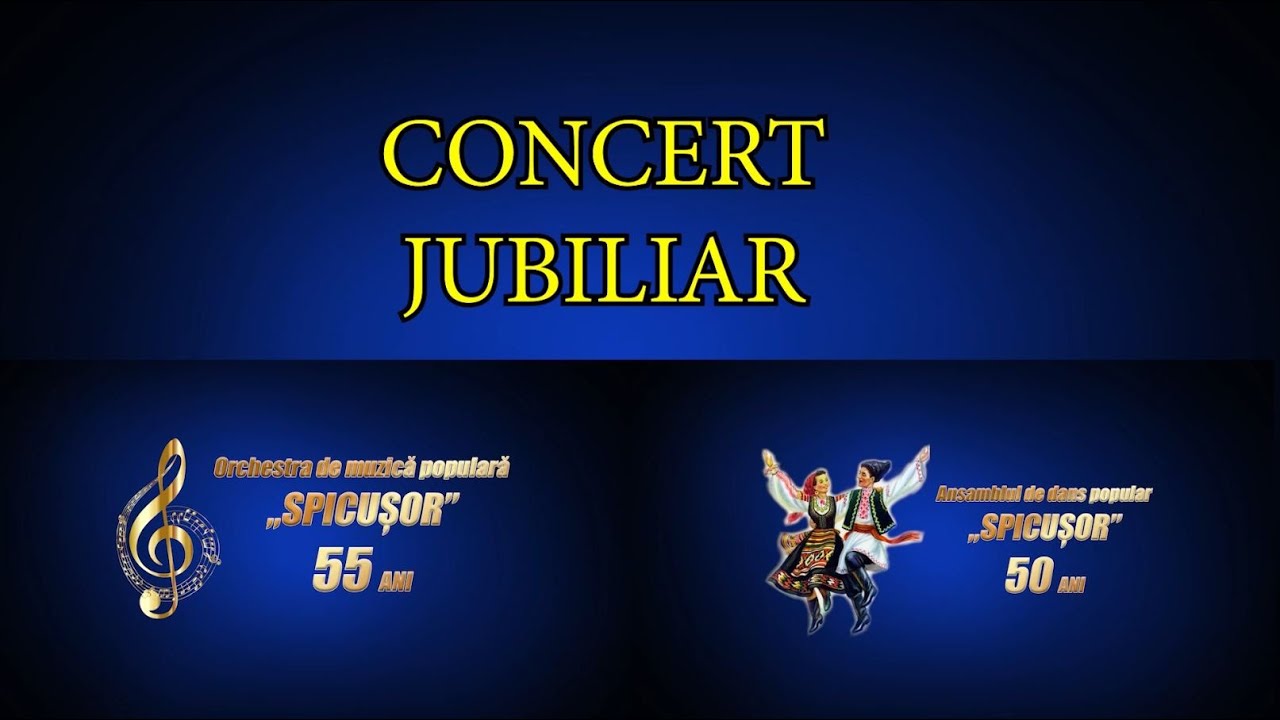 Concert jubiliar.  Ansamblul de muzica si dans popular „Spicusor”
