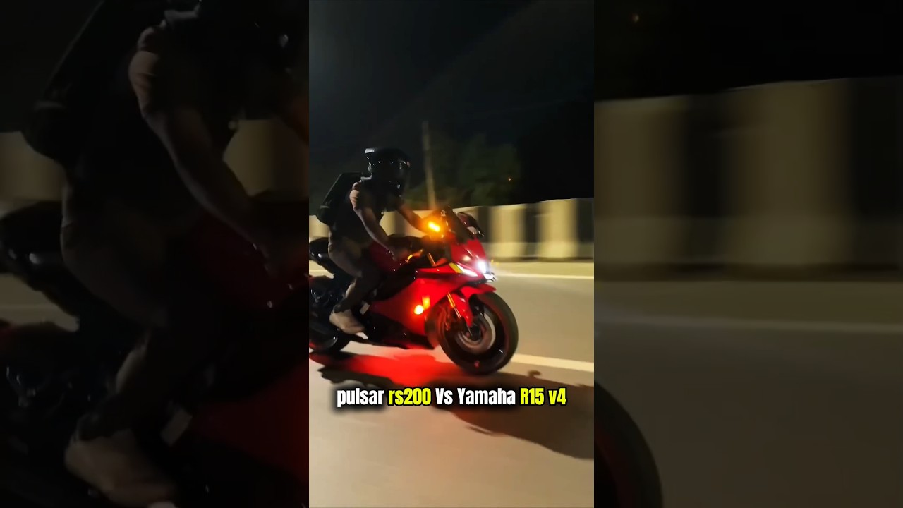 pulsar rs200 Vs Yamaha R15 v4 