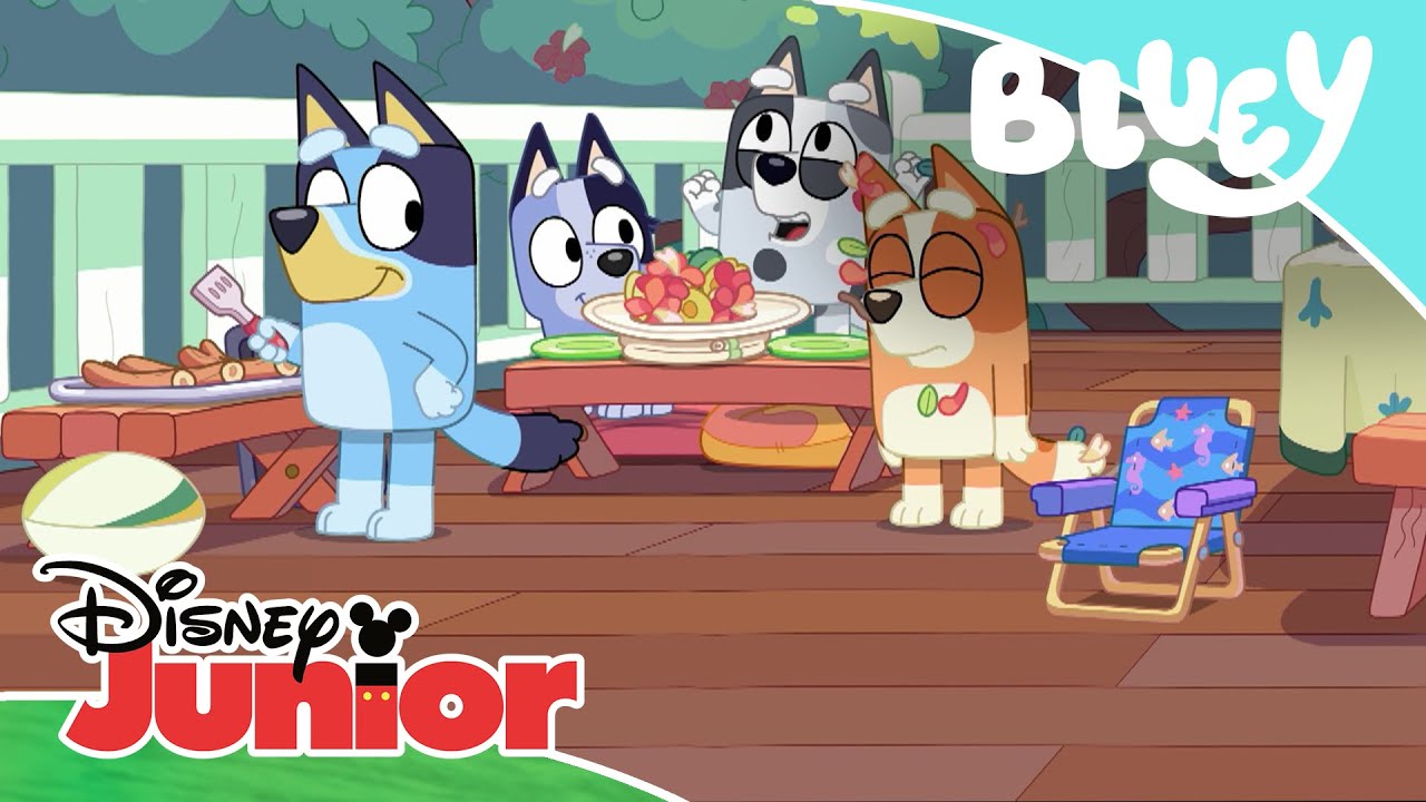 Bluey: La barbacoa | Disney Junior Oficial