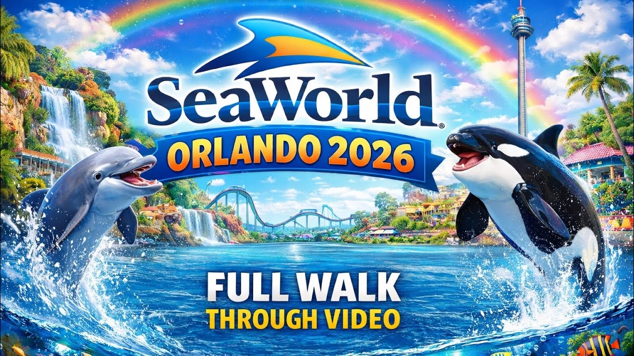 SEA WORLD ORLANDO 2026 FULL WALK THROUGH 