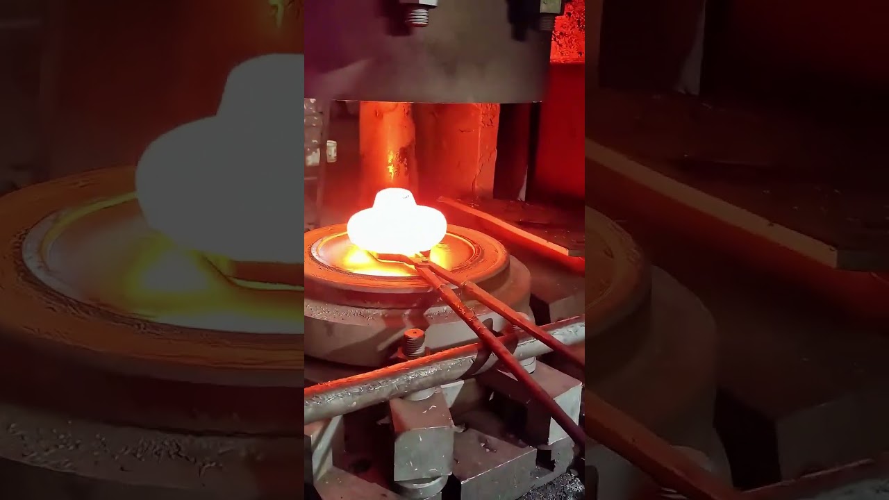 4000 ton hot die forging press #forging #shorts #beautiful