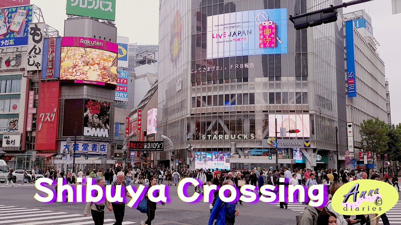 That Famous Shibuya Scramble 🍳Crossing. Tokyo 🇯🇵