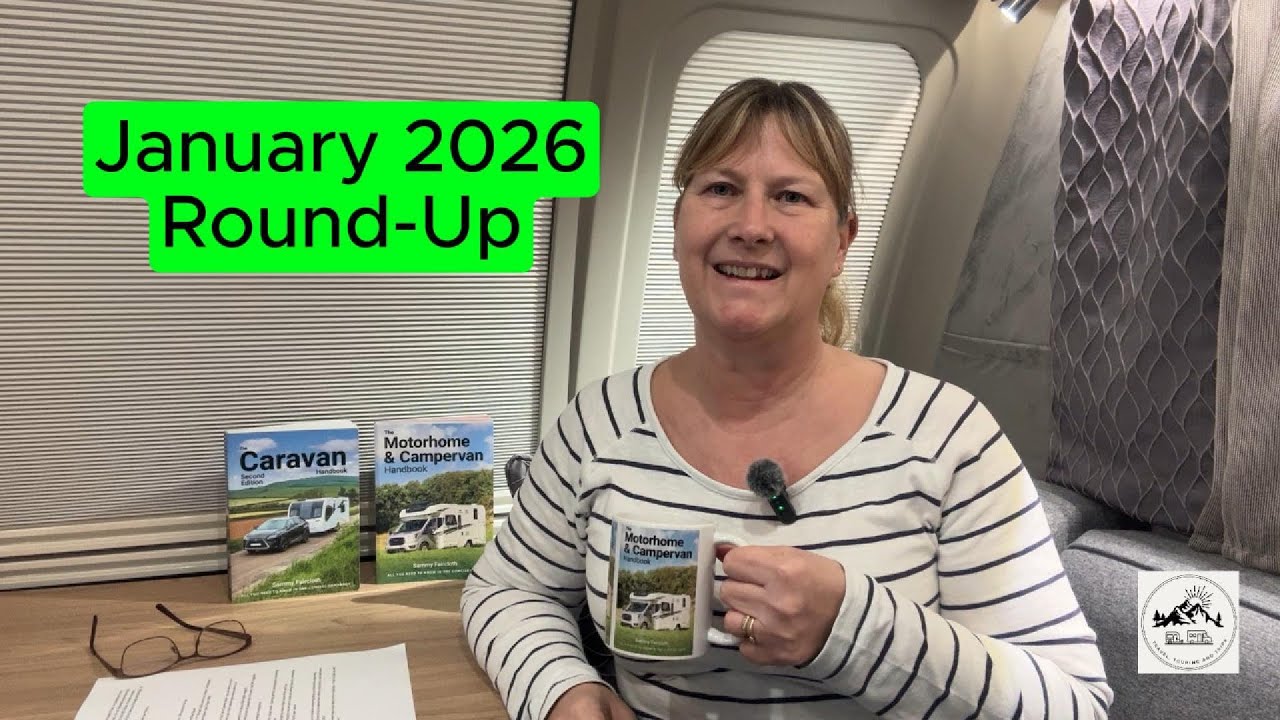 Storms, New Motorhomes & Big Projects… My January 2026 in the Caravan 🚐✨