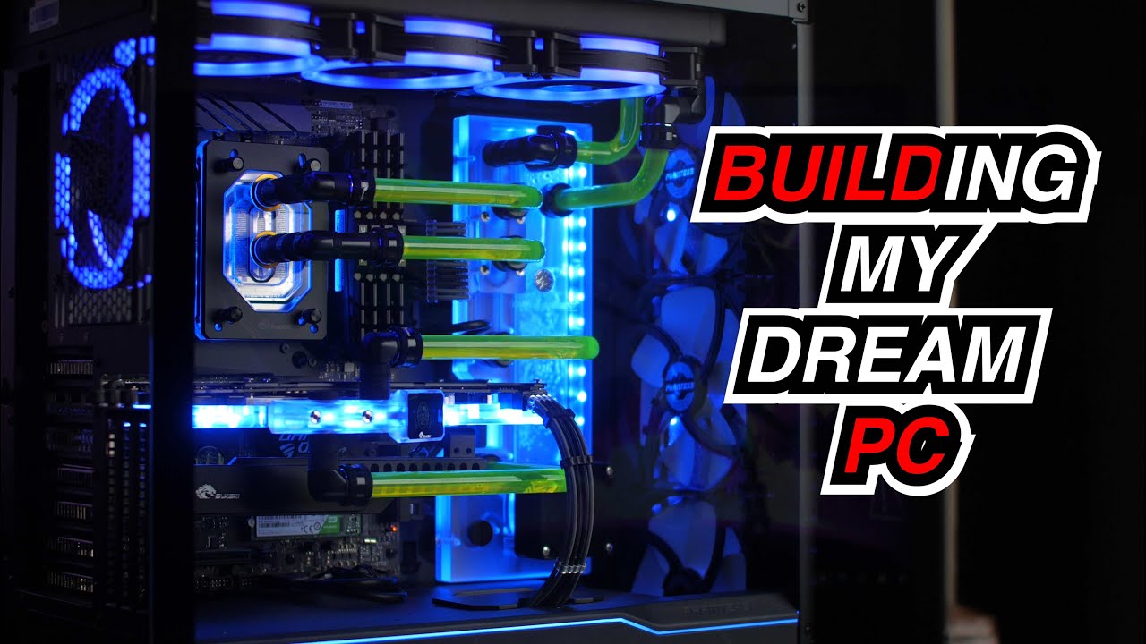Updating my rig with CUSTOM WATER COOLING! | ft. BYKSKI and RYZEN 7