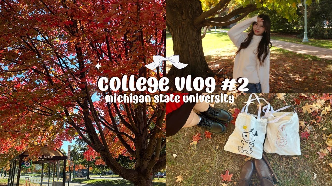 freshman year at michigan state university vlog 🍁
